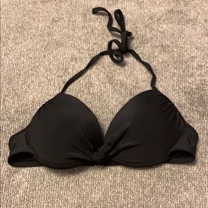 Black bathing suit top